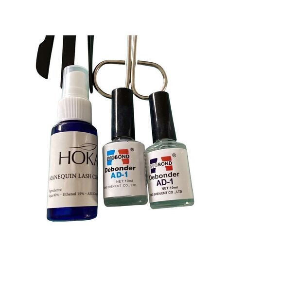 Lot of Lash Extension Supplies Kit Tweezers Mister Bonder Eye Pads Esthetics Est - Picture 4 of 13